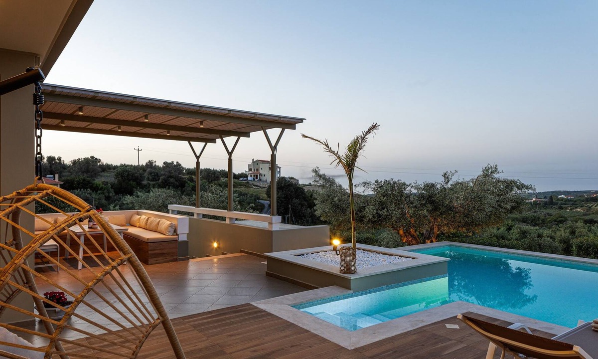 Agia Triada Villa | "Rizes Villa" with Private Heated Pool