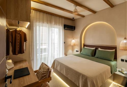 Peristeri Apartment | Rustic Boutique Apartment with Live Olive Tree, Private Parking & 1 Gbps Fiber Internet