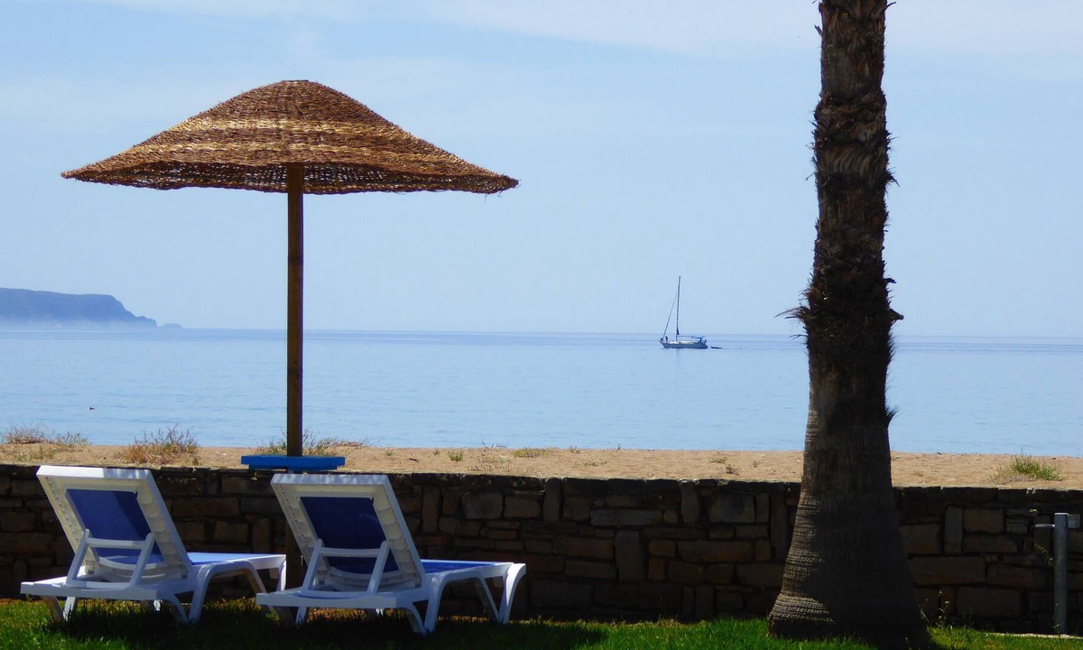 Foinikounta Condo | Sand, the ocean, small islands and the horizon . . .