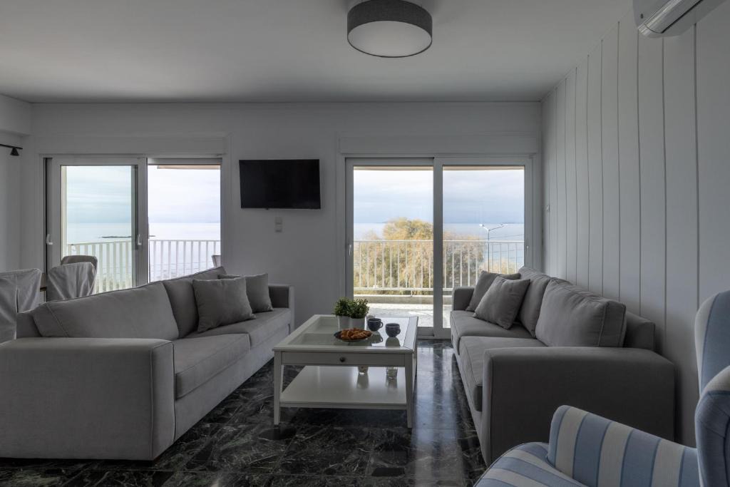 Saronida Apartment | Seaside Bliss Flat