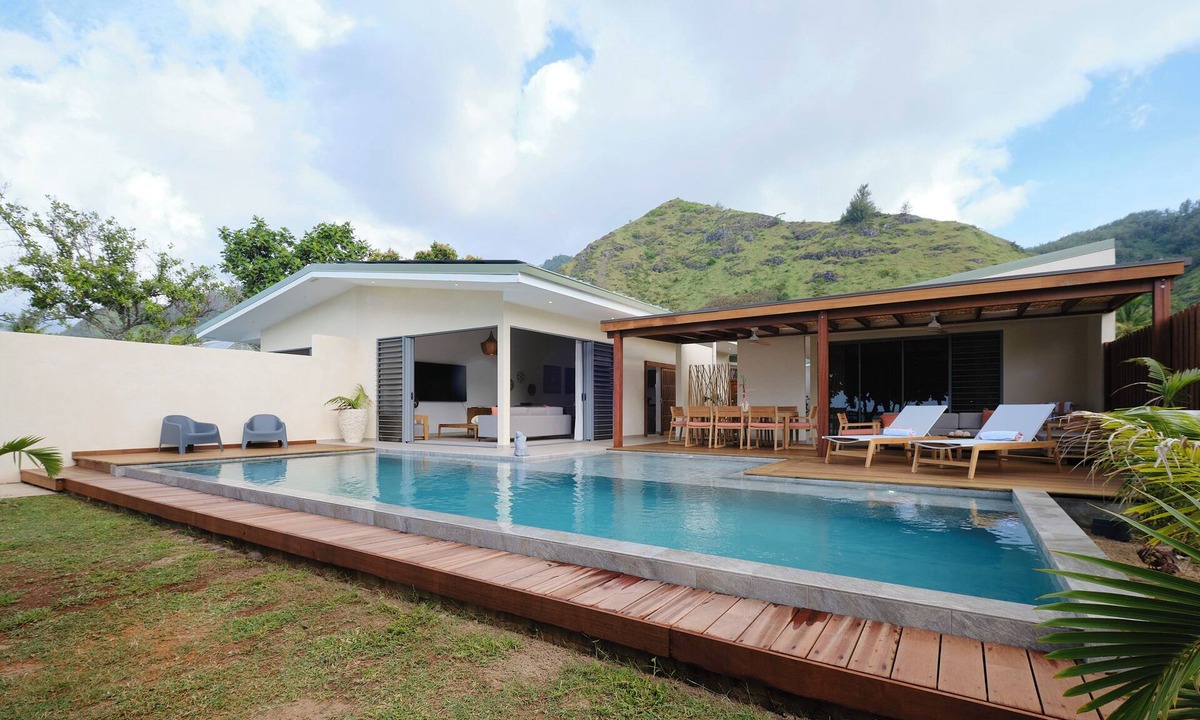 Moorea-Maiao Villa | Serenity Beachfront Villa 3 bedrooms