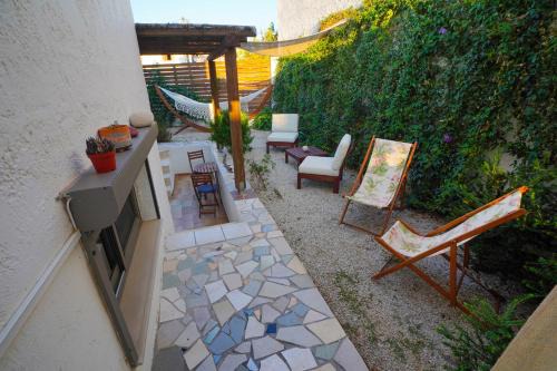 Kalymnos Apartment | Sibylla Deluxe Studio with Terrace and Hammock
