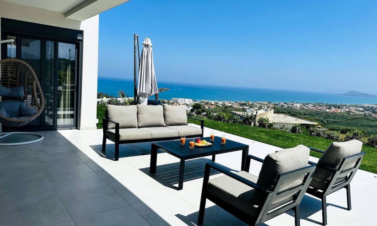 Kolymbari Villa | Skyline Ocean - 20PL 8BD 6BA, 3min to the beach