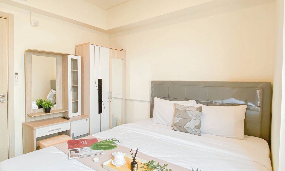 Cikarang Apartment | Soft Scandinavian 3Br At Meikarta Apartment