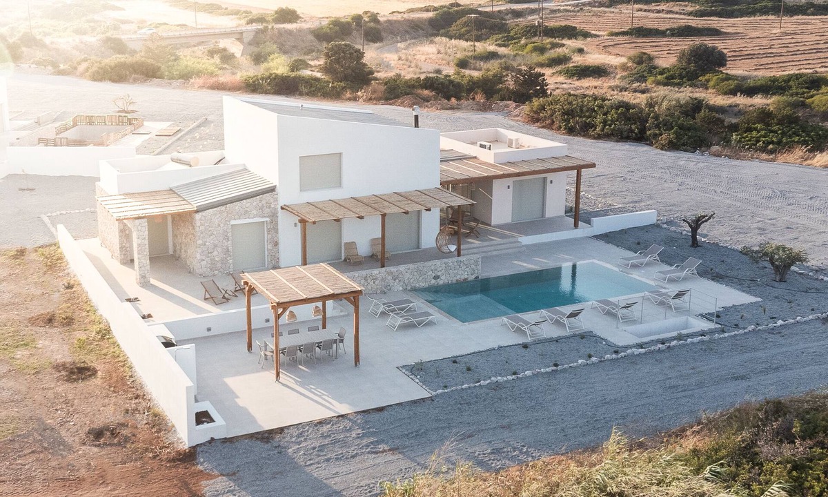 Lahania Villa | Stylish 4-bed Beachside Private Villa South Rhodes w/pool