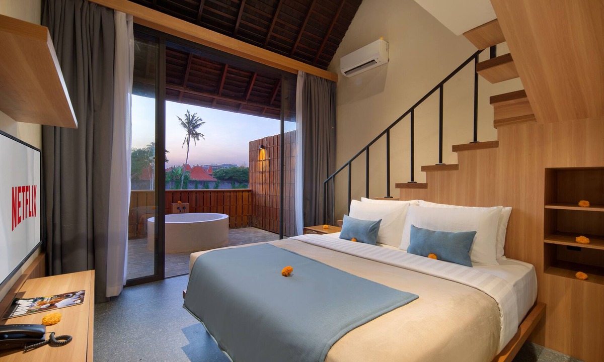 Batu Bolong Resort | Suite Double River View in Canggu