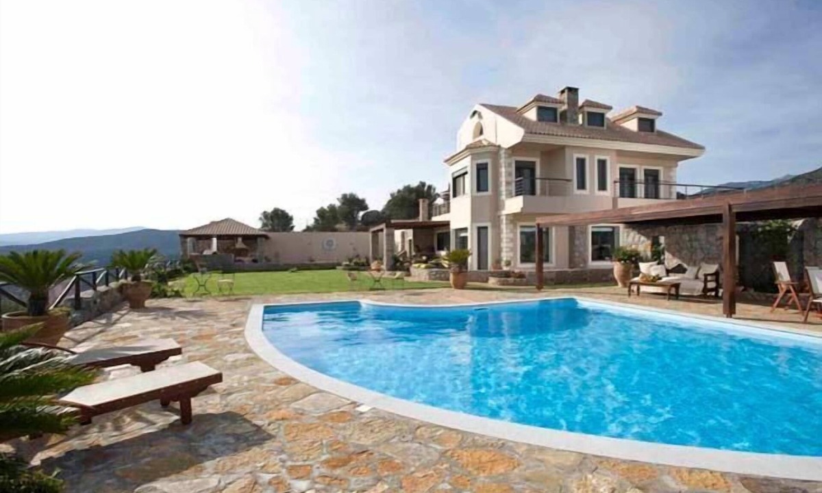 Rousa Limni Villa | Villa Blue View 5 Bedroom Villa