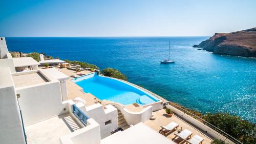 Syros Villa | Villa BluEros - Private 8-Bedroom Estate with 100m Infinity Pool & Helipad, Syros