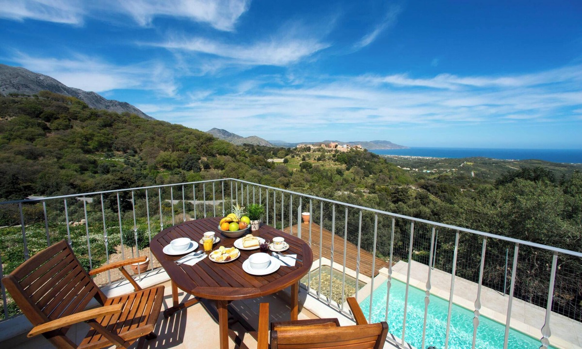 Patima Villa | Villa Cretan View with Heated Swimming Pool