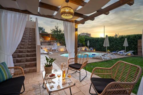 Gerani Villa | Villa Ellovos with Private Pool