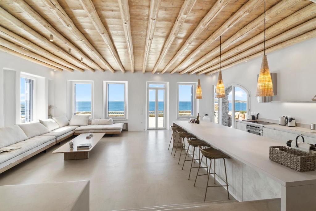 Batsi House | Villa Gaia, Beachfront, Plunge Pool & Sunset by Explore Andros