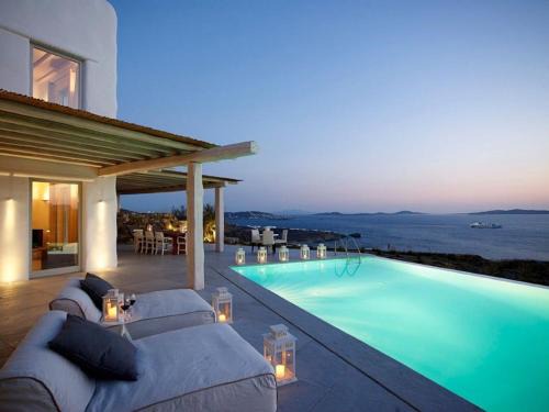 Faros Armenistis Villa | Villa Houlakia Azure Mykonos Sea Views Private Pool Near Mykonos Town