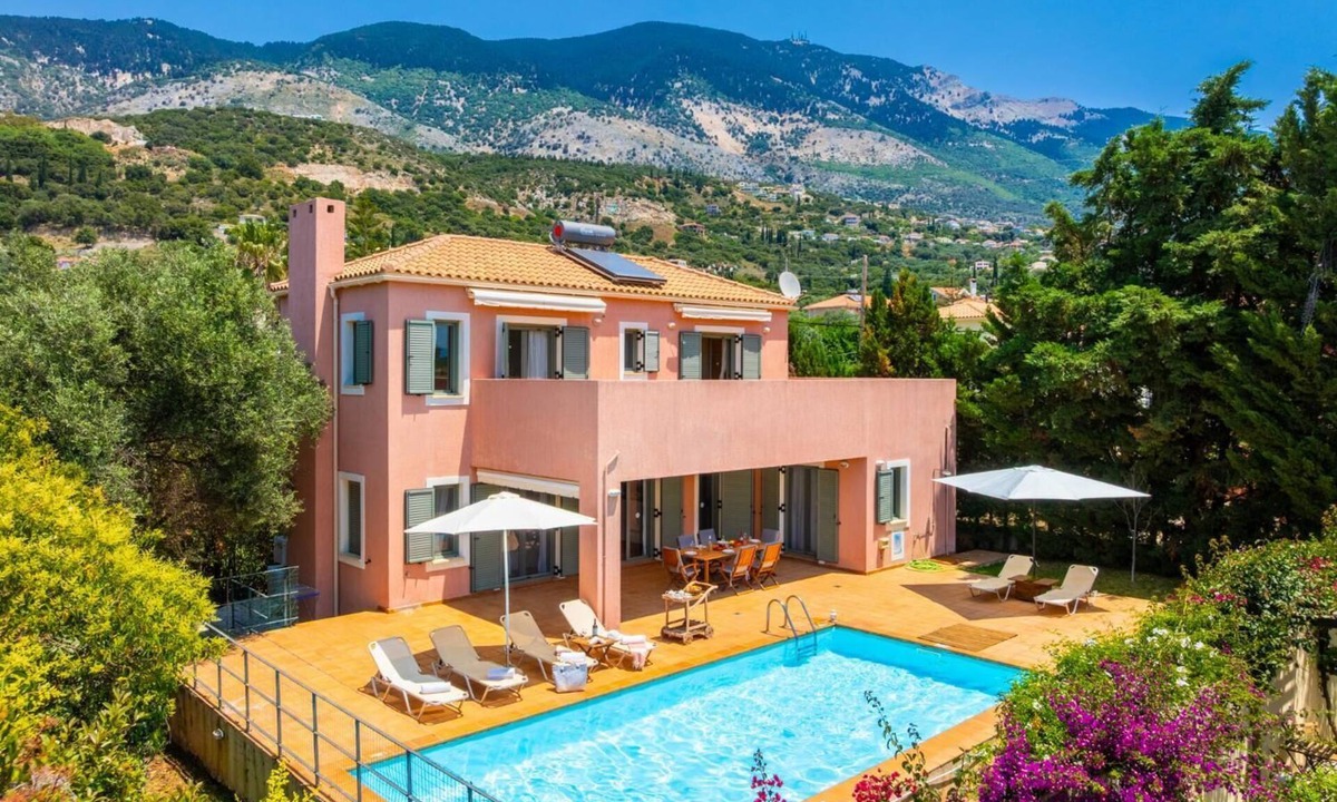 Mousata Villa | Villa Ionian Rose - Three Bedroom Villa, Sleeps 6