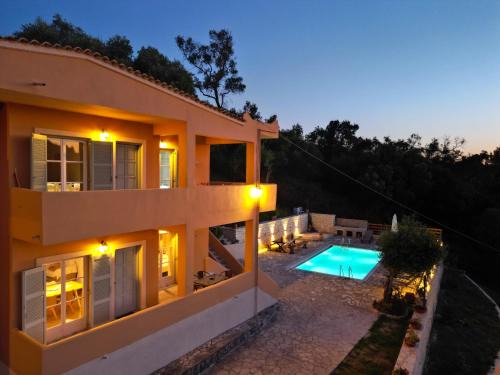 Agios Spyridon Corfu Villa | Villa Kostas-NE Corfu with heated salt swimming pool