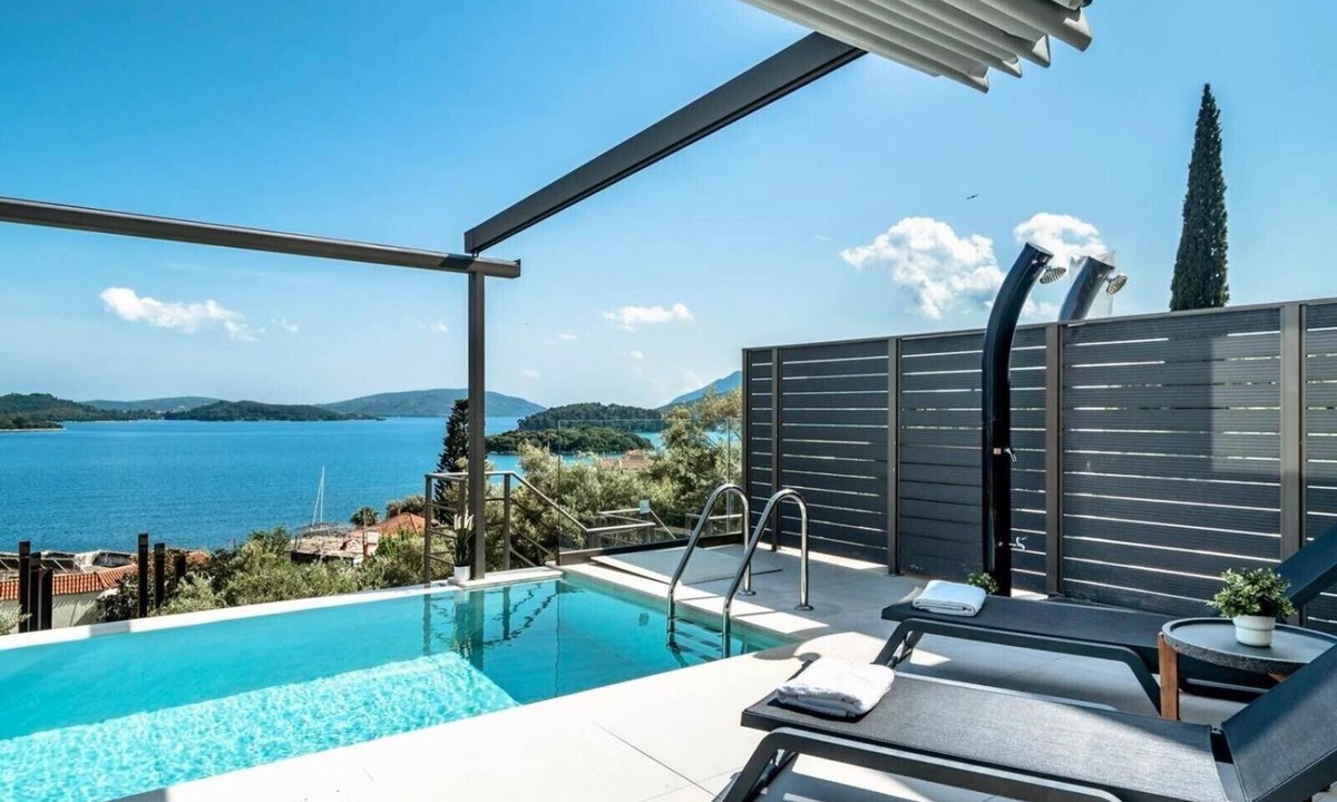 Perigiali Villa | Villa 'Scorpios View' with Sea View, Wi-Fi and Air Conditioning
