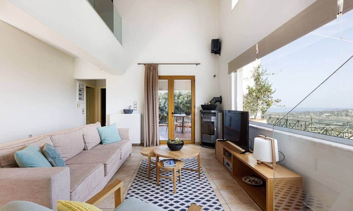 Apokoronas House | Villa Staride, heated pool, sea view, family, cozy