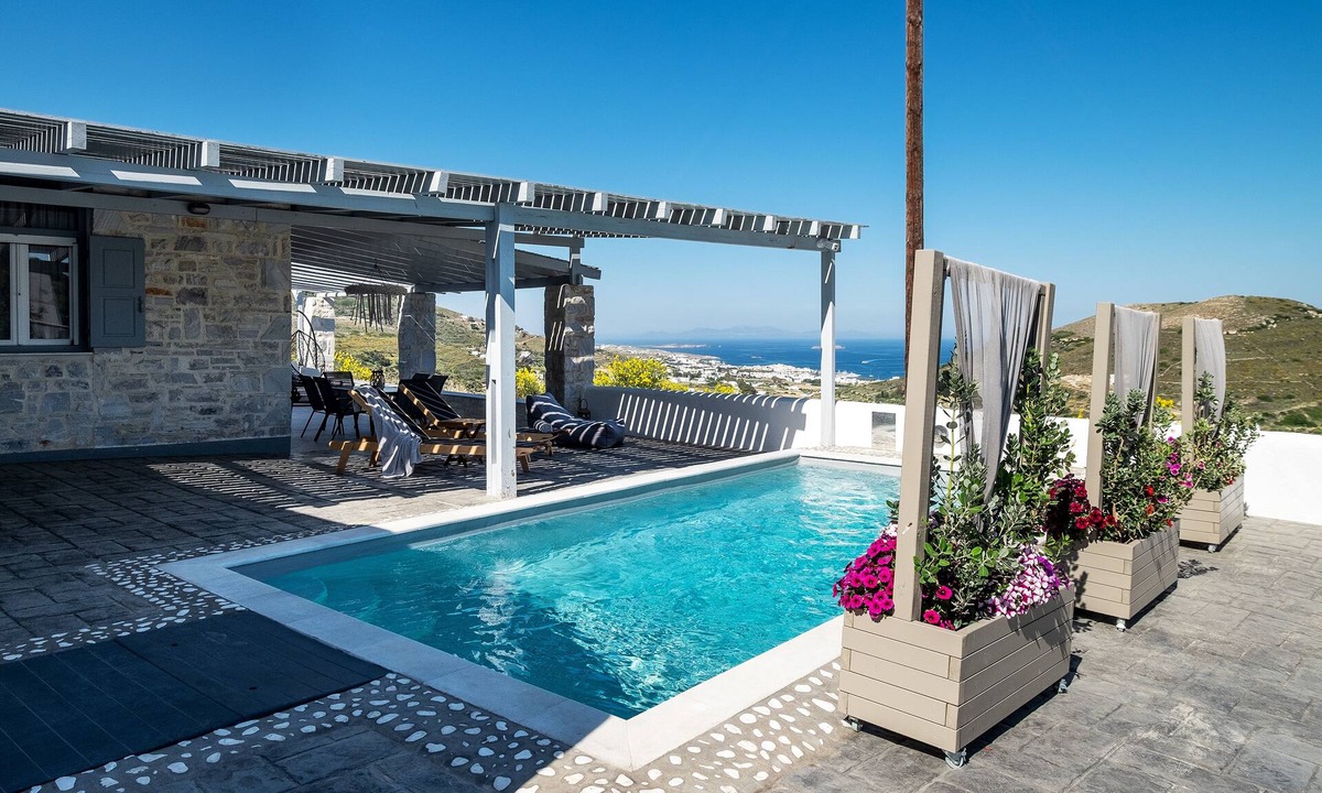 Paros Villa | Villa Thetis with private pool and sea view