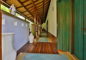 1 Bedroom private balcony near Ubud with views of the grounds and rice fields