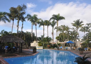 1BD guest-friendly condo adjacent main supermarket, pool/AC/TV/Wi-Fi