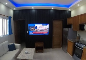 A Downtown one bedroom 1.5 bathroom condo.