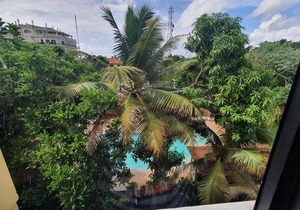 Apartamento completo con piscina a 3mts de la playa