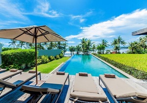 Beachfront 2, 3 Bedroom Villa, Car+Driver, Cemagi