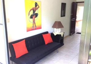 Condo in central Cabarete, steps from beach and shops, 1BD/1BTH, large pool