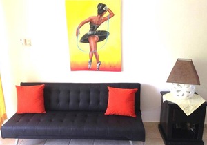 Condo in central Cabarete, steps from beach and shops, 1BD/1BTH, large pool