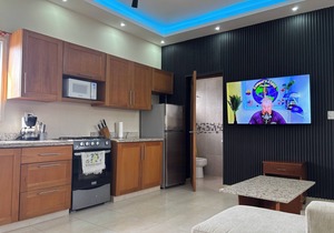 Downtown Sosua One Bedroom Condo with onsite Bar and Cigar Lounge.