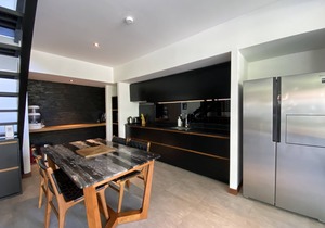 Karmagali Design private pool villa 2BR, beachside, hotel services