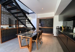 Karmagali Design private pool villa 2BR, beachside, hotel services