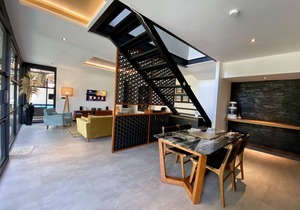 Karmagali Design private pool villa 2BR, beachside, hotel services