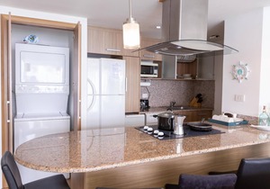 This apartment is a 2 bedroom(s), 2 bathrooms, located in Juan Dolio, San Pedro.