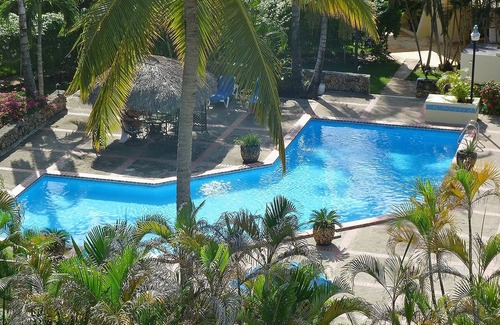 Sosua Apartment | 1BD guest-friendly condo adjacent main supermarket, pool/AC/TV/Wi-Fi