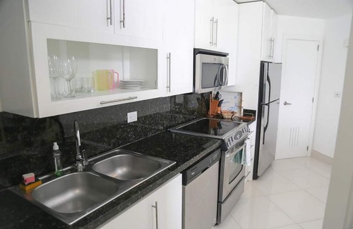 Cabarete Apartment | 1BD sea-views condo on sandy beach, in secure resort with pool!