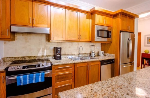 Playa Chiquita Apartment | 3BD condo, sandy beach, central Sosua, sea views, infinity pool, guest-friendly!