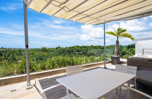 Las Terrenas Apartment | 5 star BEACHVIEW PH W/ROOFTOP TERRACE &JACUZZI