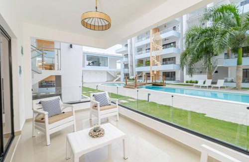 Los Melones Apartment | Chic Bayahibe 2BR near Bayahibe Center