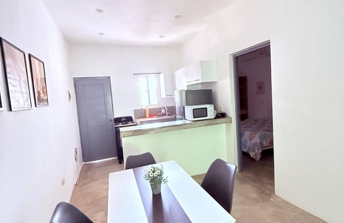 Las Terrenas Apartment | El Patio de Lucia 4 persons, Las Terrenas tropical garden, city, beach nearby