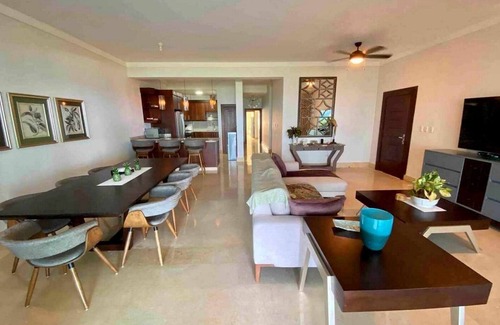 Sosua Apartment | Ground-floor beachfront condo with sea views, 3BD/3BTH, quiet&secure