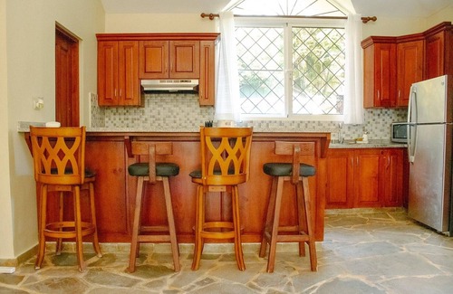 Sosua Villa | Guest-friendly 2BD villa, private pool/garden, TV/Netflix/WiFi, steps from beach