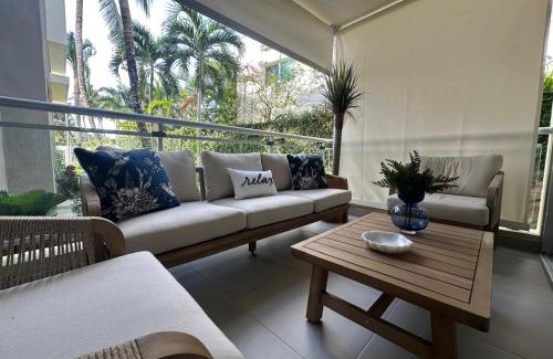 La Iglesia Apartment | Luxury 2 Bedroom Apartment, 1 Min Walk to Punta Popy Beach, Pool, AC, Fast WiFi, Las Terrenas