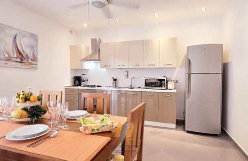 La Iglesia Apartment | Modern apartment with terrace sea view - 2BR AC - 20M Beach - Pools - Wifi