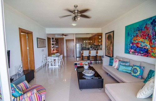Cabarete Apartment | Top-floor beachfront condo with great sea views, central location