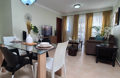 Renacimiento Apartment | Very well located in the city. spacious w/ equipped kitchen even a coffee bar!