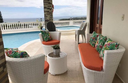 Cofresi Villa | 14BD guest-friendly complex, sea views, gym, 2 pools, billiard, home cinema!