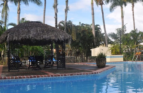 Sosua Apartment | 1BD guest-friendly condo adjacent main supermarket, pool/AC/TV/Wi-Fi