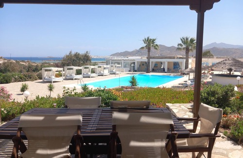 Agios Prokopios Villa | 2 bedroom villa, 2 baths, panoramic sea views, communal pool, hot tub, breakfast