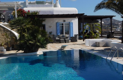 Paraga Villa | 2 BIG VILLAS OZAR PSAROU with panoramic views and 3 swimming pools