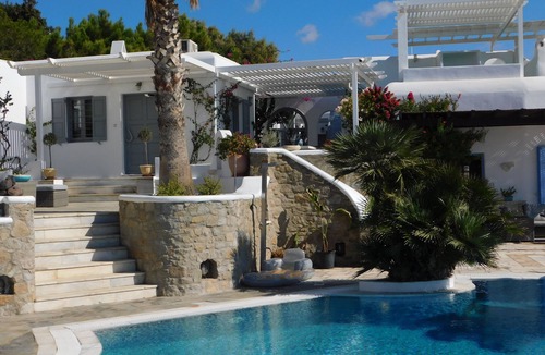 Paraga Villa | 2 BIG VILLAS OZAR PSAROU with panoramic views and 3 swimming pools